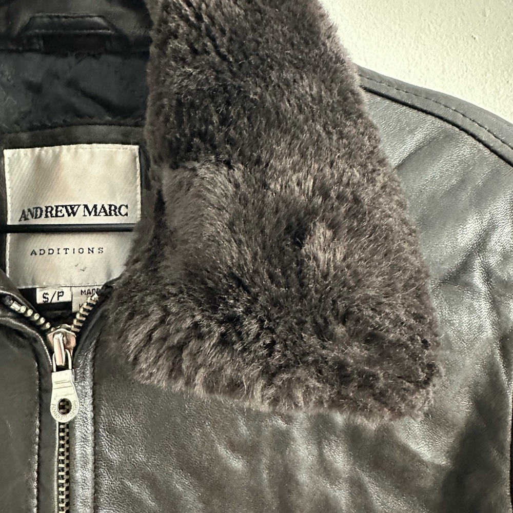 VINTAGE ▪️ANDREW MARCH LEATHER JACKET